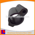 6000 series extruded black anodising drilled holes aluminum sleeve